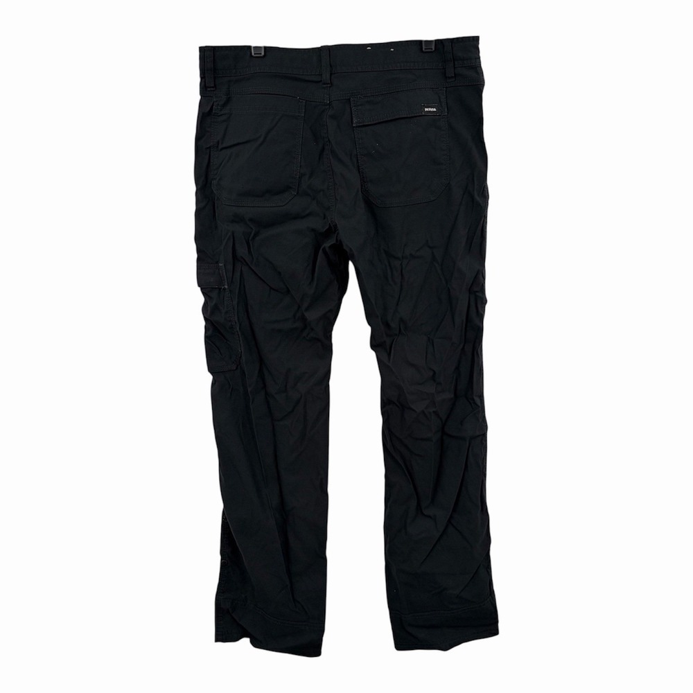 PrAna Zion Pants Mens 33x31 Cargo Belted Stretch Relaxed Hiking Outdoors Black - Picture 3 of 10